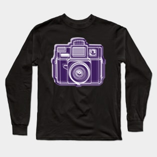 ISSF Society6 logo PURPLE Long Sleeve T-Shirt